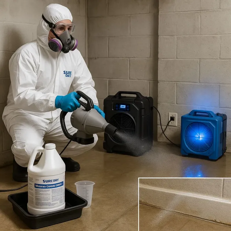 Sanitization and Odor Removal process in Darby, PA