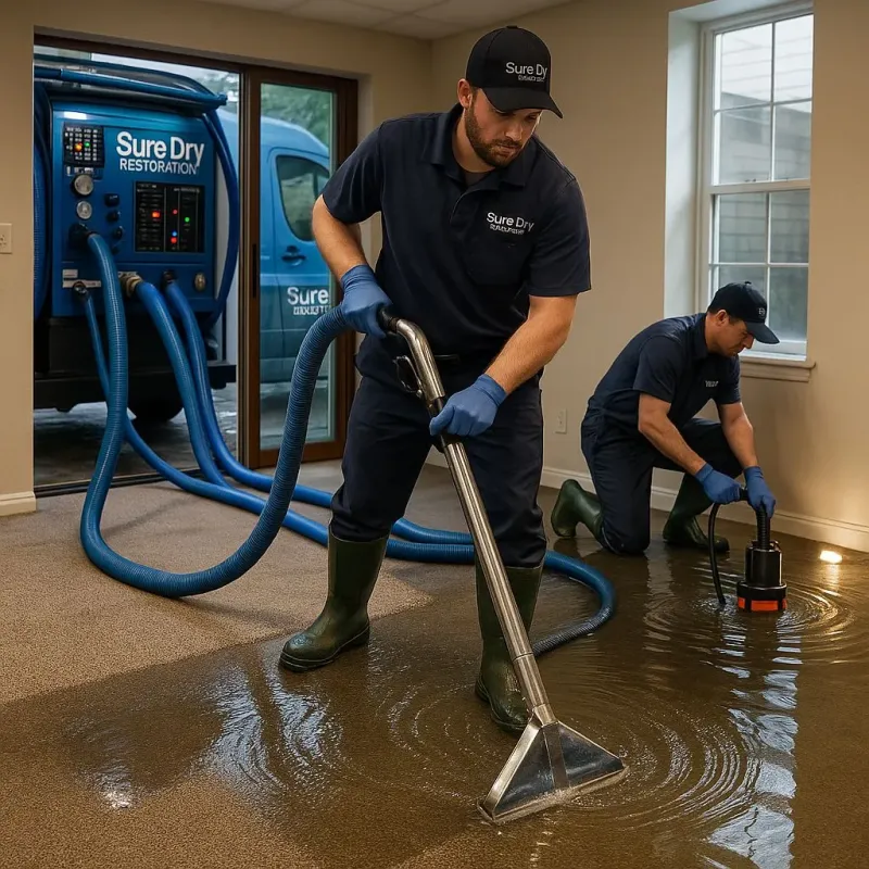 Water Extraction and Removal process in Darby, PA